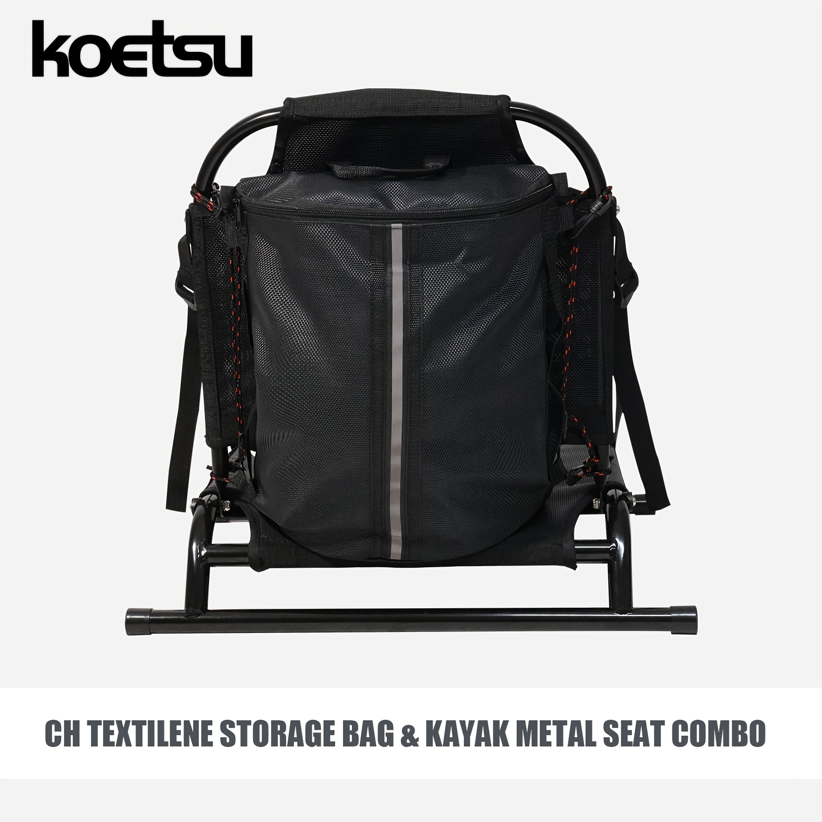 Fishing Kayak Crate - KOETSU Kayak Metal Seat + CH