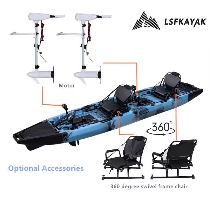 LSF 2025 New USA  Arrival Tand - Fishing Kayak Pedal Drive 评论和价格