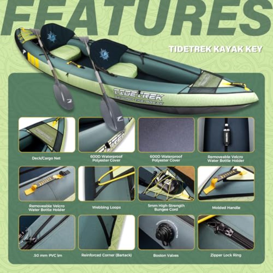 Inflatable Touring Kayak For L - Fishing Kayak Seat 评论和价格