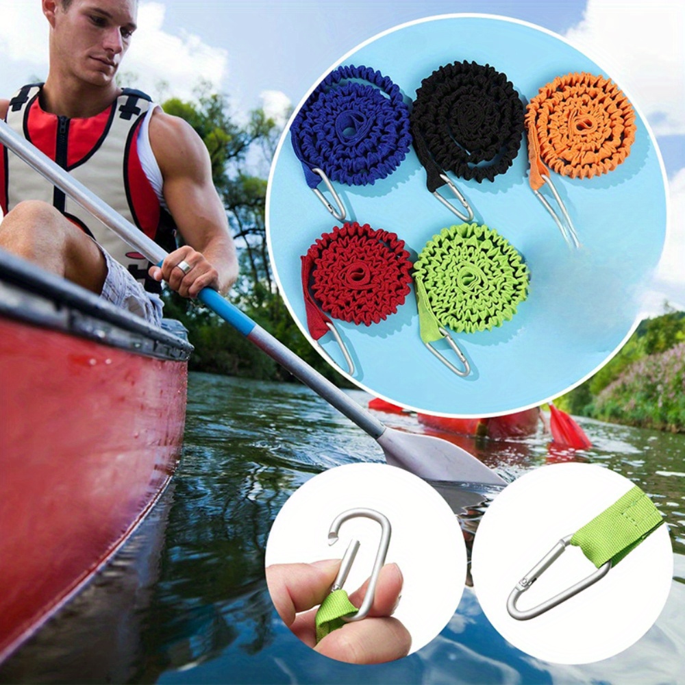 1PC Adjustable Elastic Kayak P - Fishing Kayak Paddle Leash 评论和价格