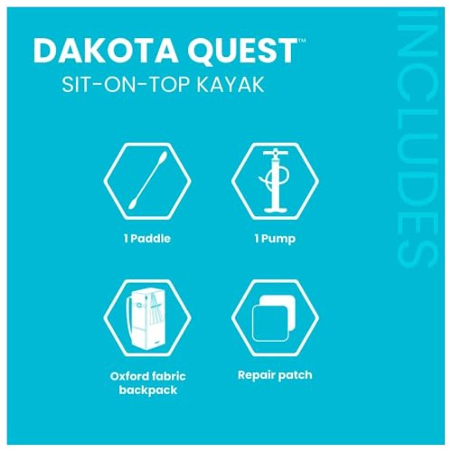 Sit-On-Top Inflatable Kayak Da - Fishing Kayak Sit In 评论和价格
