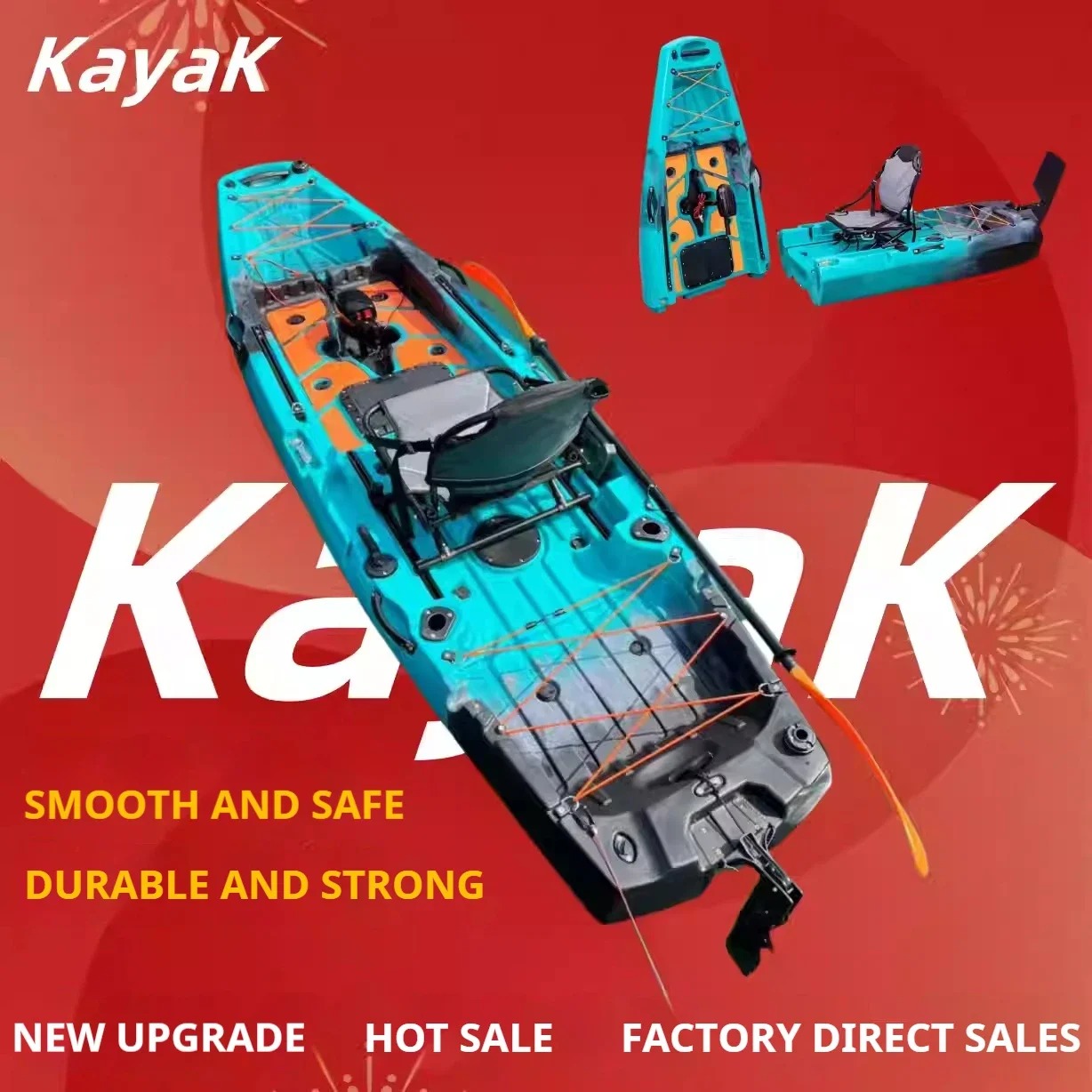 LLDPE Modular Kayak Canoe w/Pe - Fishing Kayak Pedal Drive 评论和价格