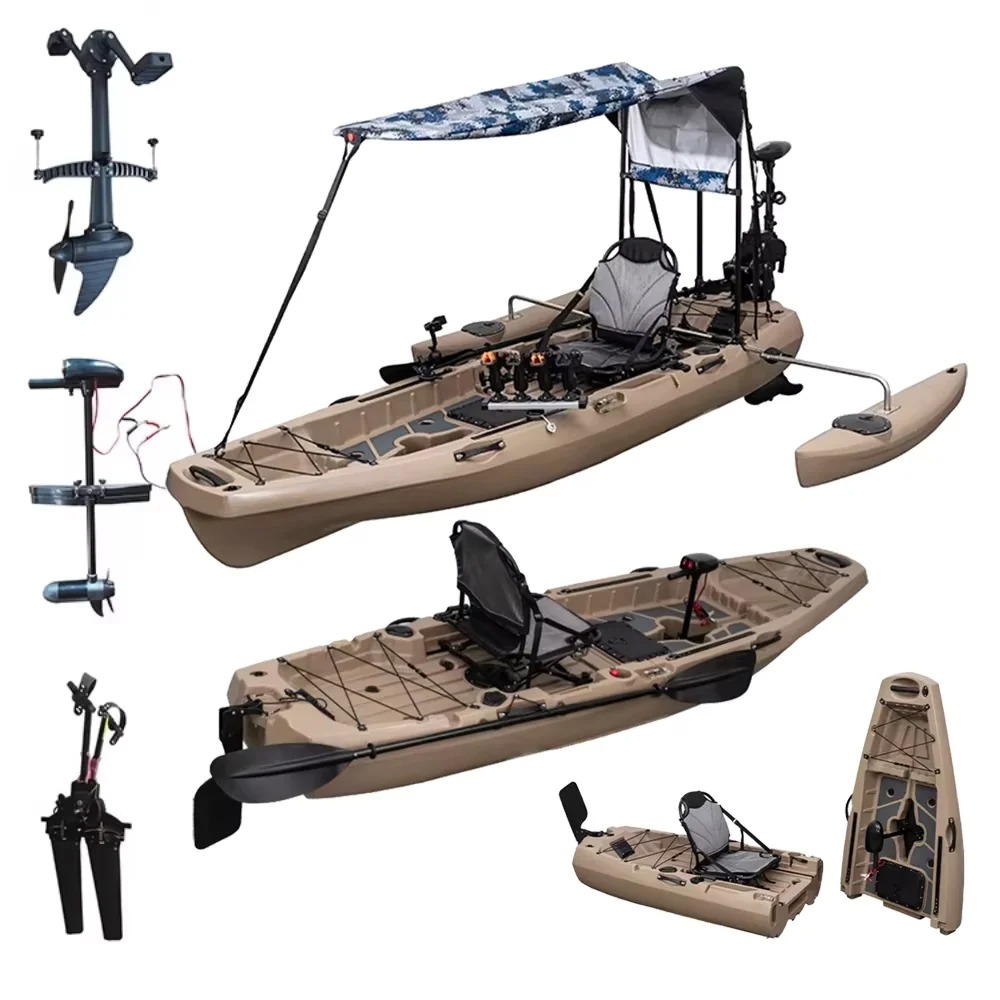 LLDPE Modular Kayak Canoe w/Pe - Fishing Kayak Pedal Drive 评论和价格