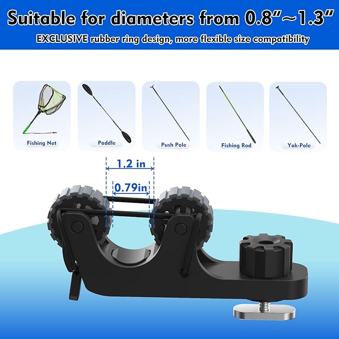 Kayak Paddle Holder Track Moun - Fishing Kayak Cart 评论和价格