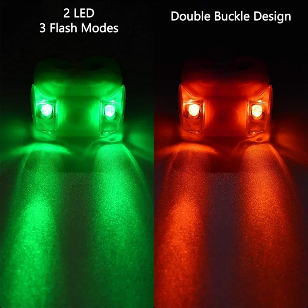 4Pcs LED Boat Navigation Light - Fishing Kayak Cart 评论和价格