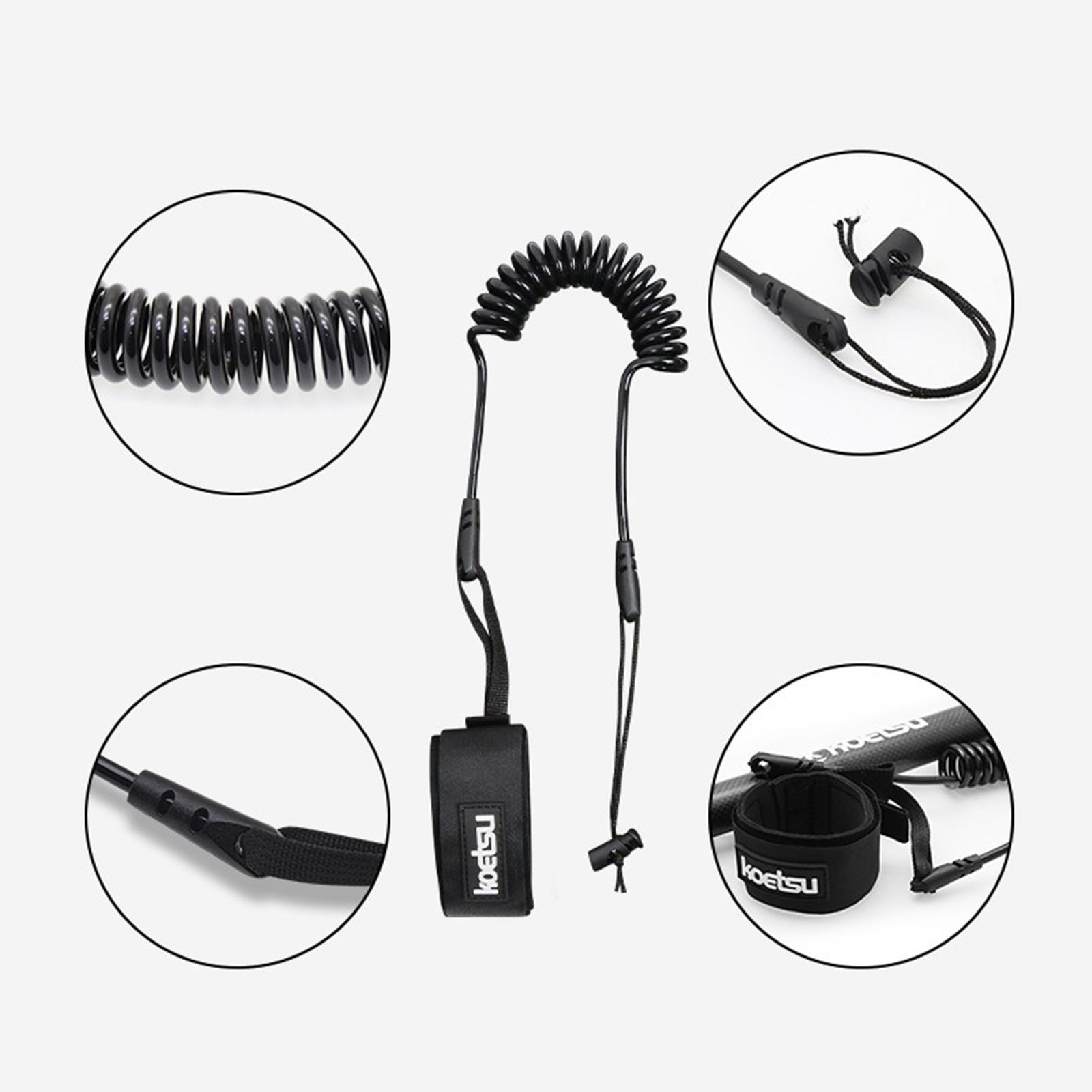 Kayak Paddle Leash Coiled Kaya - Fishing Kayak Paddle Leash 评论和价格