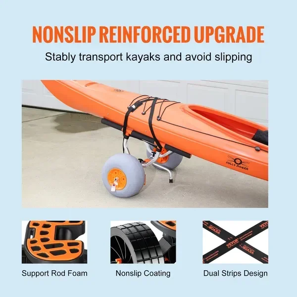 Heavy Duty Kayak Cart, Foldabl - Fishing Kayak Cart 评论和价格
